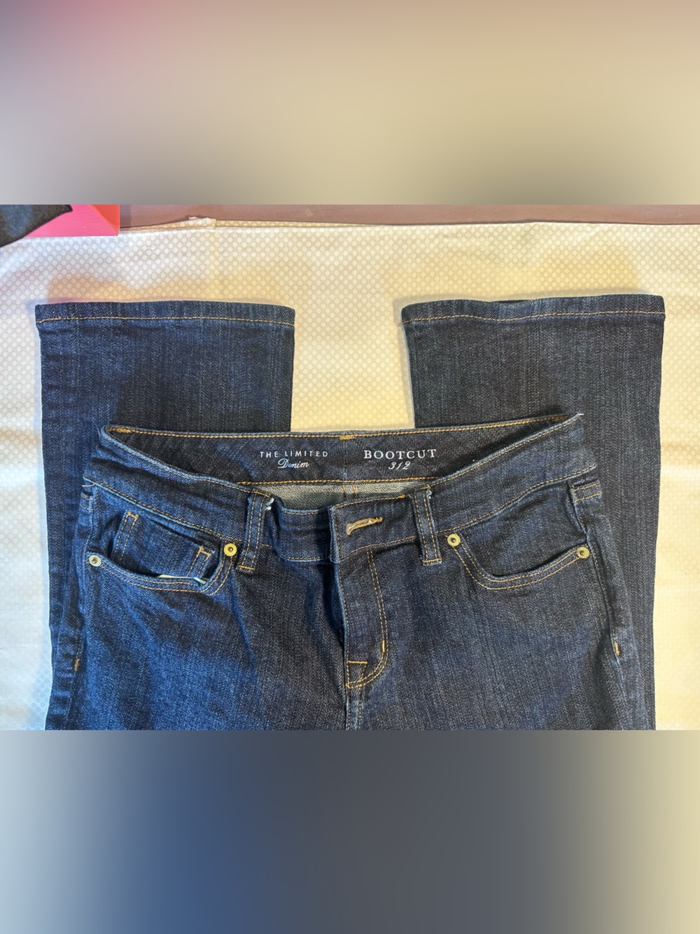 The Limited Denim Bootcut 912 Jeans Size 6R Dark Wash Stretch Y2K